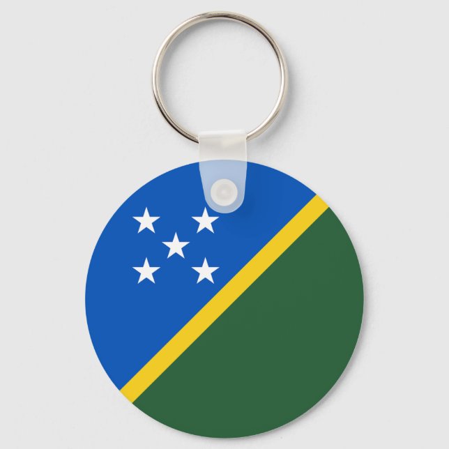 Chaveiro Bandeira das Ilhas Salomão (Frente)