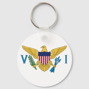 Chaveiro Bandeira das Ilhas Virgens dos EUA