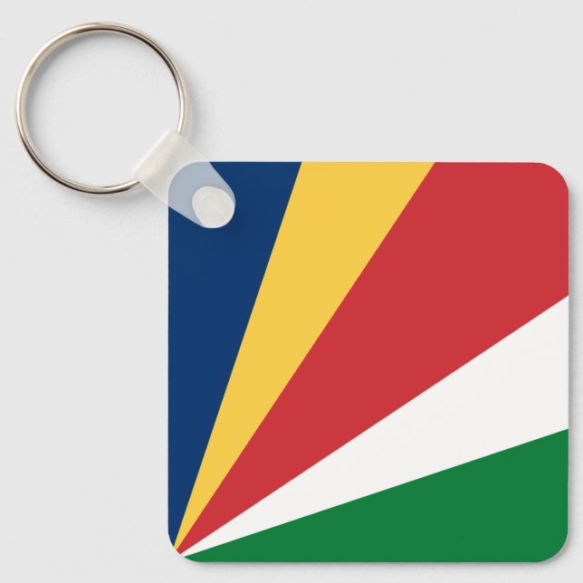 Chaveiro Bandeira das Seychelles (Frente)