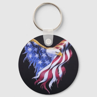 Chaveiro Bandeira de Águia Americana