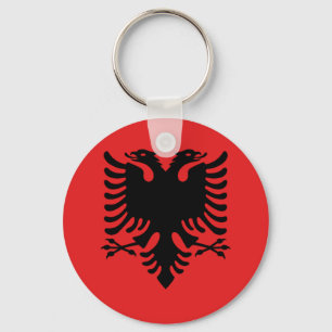 Chaveiro Bandeira de Albânia - Flamuri Kombëtar - bandeir