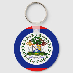 Chaveiro Bandeira de alta qualidade de Belize