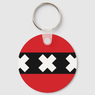 Chaveiro Bandeira de Amesterdã