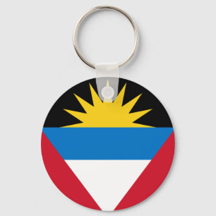 Chaveiro Bandeira de Antígua e Barbuda Patriótica