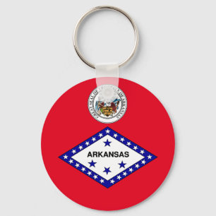 Chaveiro Bandeira de Arkansas