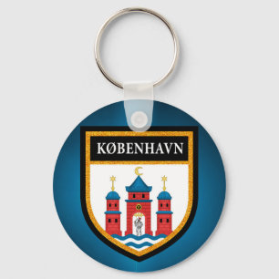 Chaveiro Bandeira de Copenhaga
