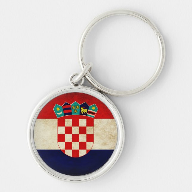 Chaveiro Bandeira de Croatia (Frente)