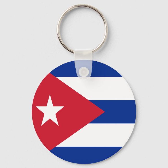 Chaveiro Bandeira de Cuba (Frente)