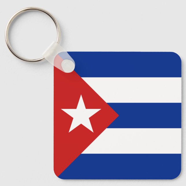 Chaveiro Bandeira de Cuba (Frente)