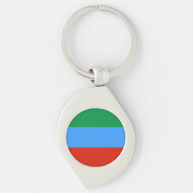 Chaveiro Bandeira de Daguestão (Frente)
