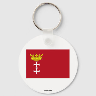 Chaveiro Bandeira de Danzig - de Gdansk