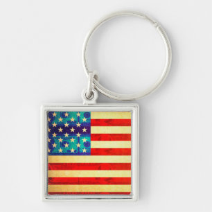 Chaveiro Bandeira de dinheiro da América