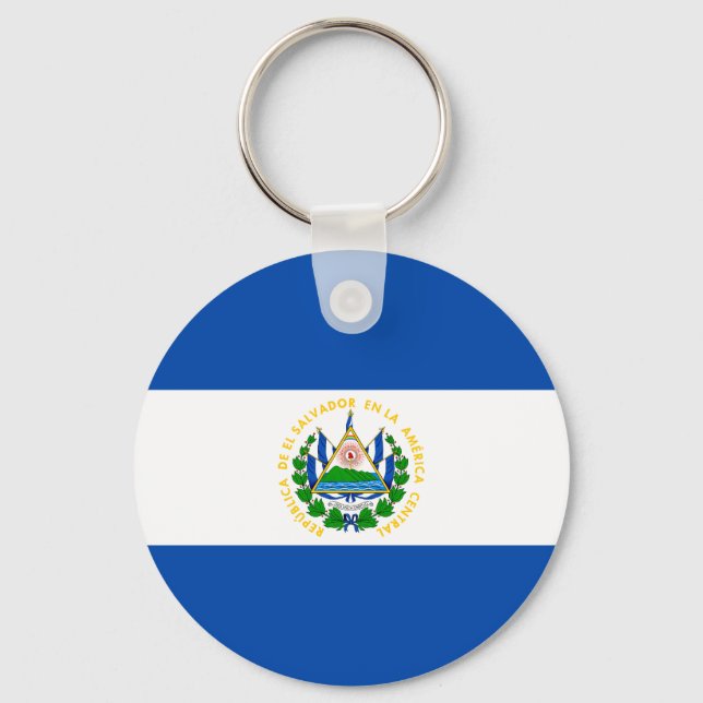 Chaveiro Bandeira de El Salvador (Frente)