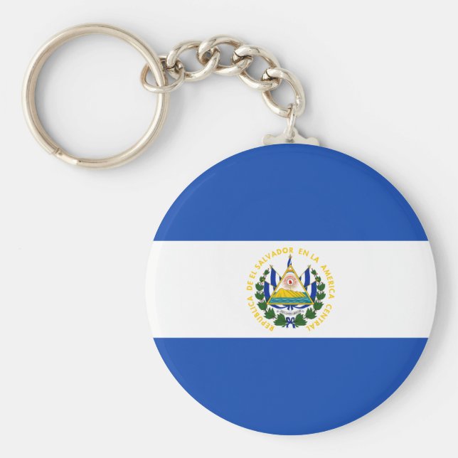 Chaveiro Bandeira de El Salvador (Frente)