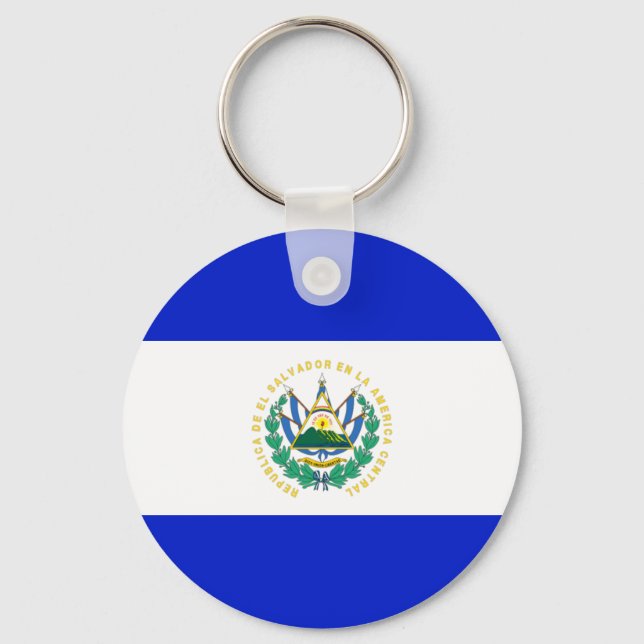Chaveiro Bandeira de El Salvador (Frente)