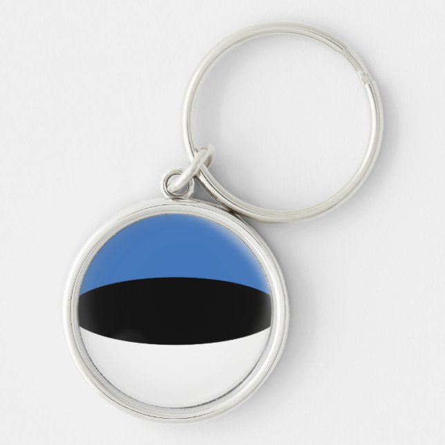 Chaveiro Bandeira de Estónia Estaonian do Keyring (Frente)