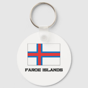 Chaveiro Bandeira de Faroe Island