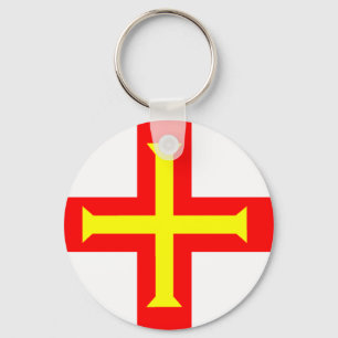 Chaveiro Bandeira de Guernsey