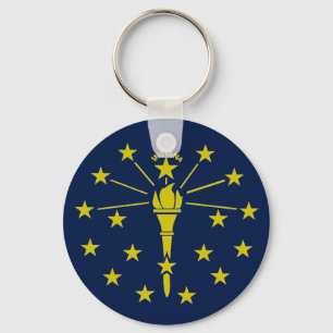 Chaveiro Bandeira de Indiana
