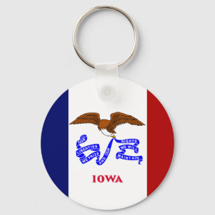 Chaveiro Bandeira de Iowa