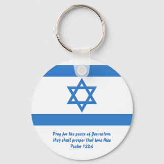 Chaveiro Bandeira de Israel,