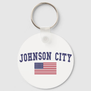 Chaveiro Bandeira de Johnson City E.U.
