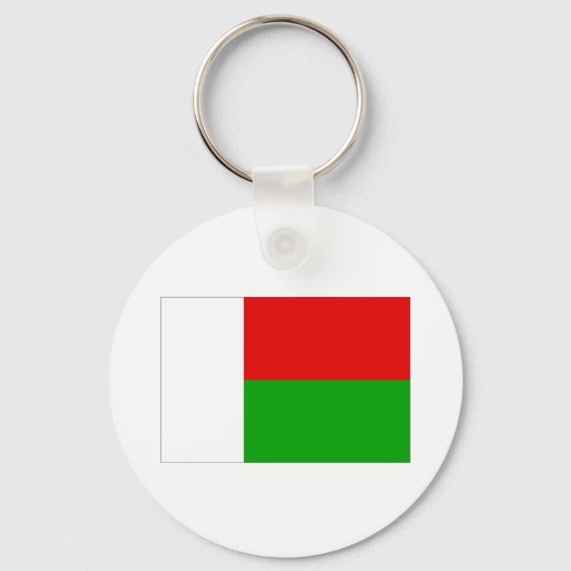 Chaveiro Bandeira de Madagáscar (Frente)