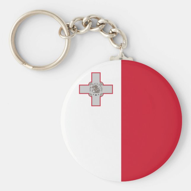 Chaveiro Bandeira de Malta (maltês) (Frente)