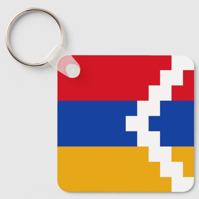 Chaveiro Bandeira de Nagorno Karabakh (Frente)