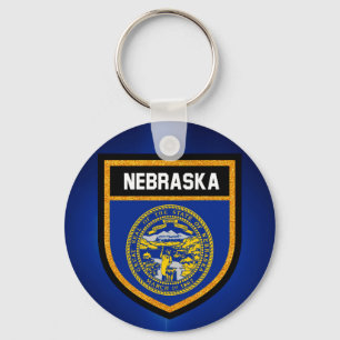 Chaveiro Bandeira de Nebraska