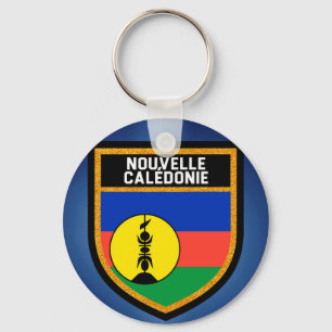 Chaveiro Bandeira de Nova Caledônia