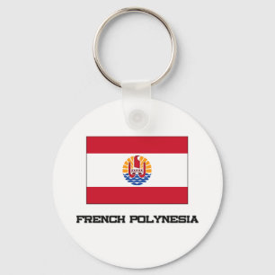 Chaveiro Bandeira de Polinésia francesa