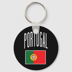 Chaveiro Bandeira de Portugal Fã de Futebol Português Homen