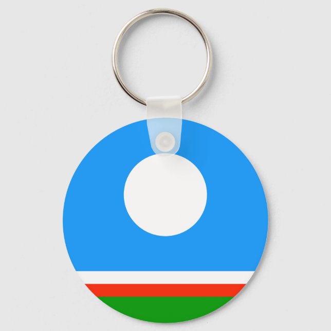 Chaveiro Bandeira de Sakha (Frente)