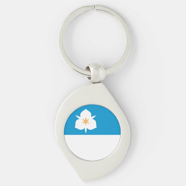 Chaveiro Bandeira de Salt Lake City, Utah (Frente)