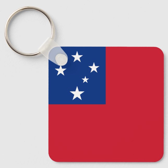 Chaveiro Bandeira de Samoa (Frente)