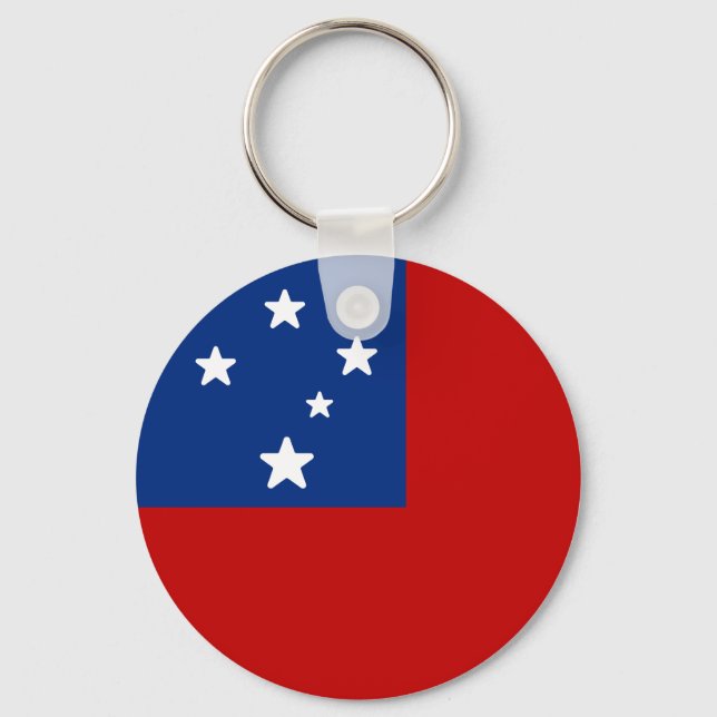 Chaveiro Bandeira de Samoa (Frente)