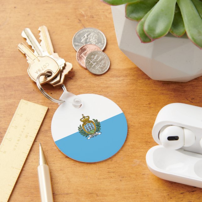 Chaveiro Bandeira de São Marino (Mesa)