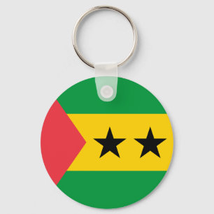 Chaveiro Bandeira de São Tomé e Príncipe