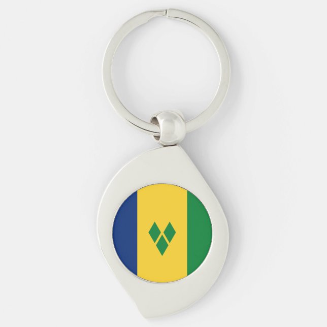 Chaveiro Bandeira de São Vicente (Frente)
