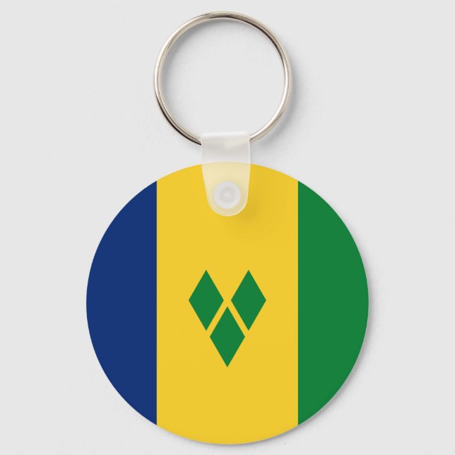 Chaveiro Bandeira de São Vicente (Frente)