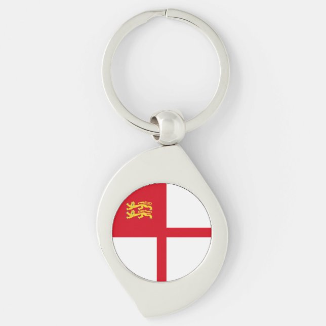 Chaveiro Bandeira de Sark (Frente)