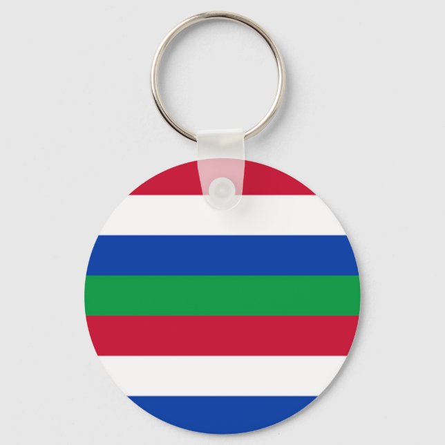 Chaveiro Bandeira de Schiermonnikoog (Frente)