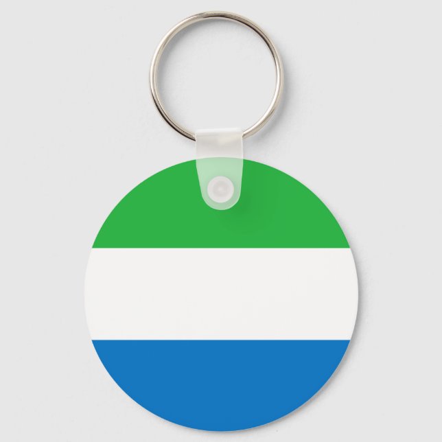 Chaveiro Bandeira de Serra Leoa (Frente)