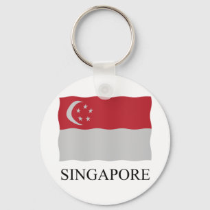 Chaveiro bandeira de Singapura