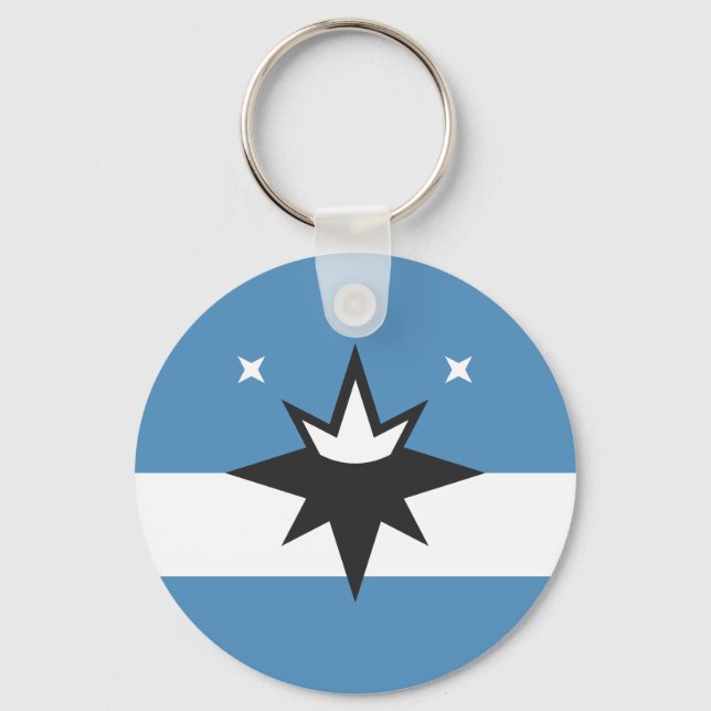 Chaveiro Bandeira de Springfield, Missouri (Frente)