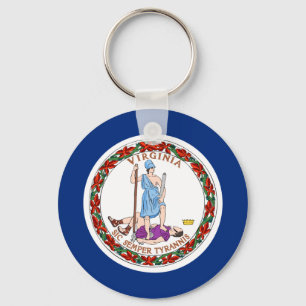 Chaveiro Bandeira de Virgínia