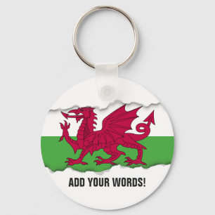 Chaveiro Bandeira de Wales