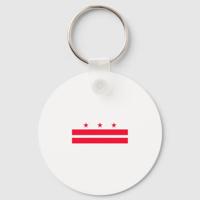 Chaveiro Bandeira de Washington D.c. _1 (Frente)