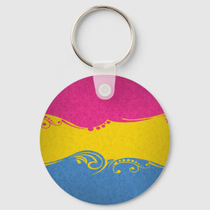 Chaveiro Bandeira decorativa Pansexual